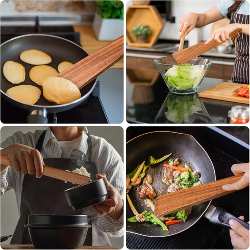 9.8? Acacia Wooden Mini Spatula, Small Kitchen/Outdoor Spatula Turner, Egg Scraper, Flat Wooden Turner, Wood Cooking Utensil, Wood Flipper, Spatul...