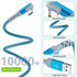 ?5-Pack? USB C Cable,10FT 3.1A Type C Charger Fast Charging Cable Durable Nylon Braided Right Angle USB C Charging Cable Compatible with Samsung S...