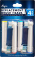 Professional White Replacement Brush Heads w/ 3D Whitening, Compatible with Oralb Braun Electric Toothbrush- 12 Pro Style- Fits The Oral-B Kids Ca...