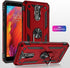 Military Grade Drop Impact for LG Aristo 4 Plus Case,LG Aristo 4+/Aristo4/K30 2019/Prime 2/Escape Plus Case Metal Rotating Ring Kickstand Holder M...