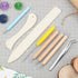 8 Pieces Bone Folder Tools Include 2 Pieces Bone Folder Paper Creaser 3 Pieces Double Head Indentation Pens with Sugar Stir Needle Quilling Needle...