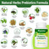 Probiotics for Women Men- 300 Billion CFU, 24 Strains Probiotics+15 Organic Herbs Prebiotics Blend, Pre and Probiotics, Probiotics for Digestive H...