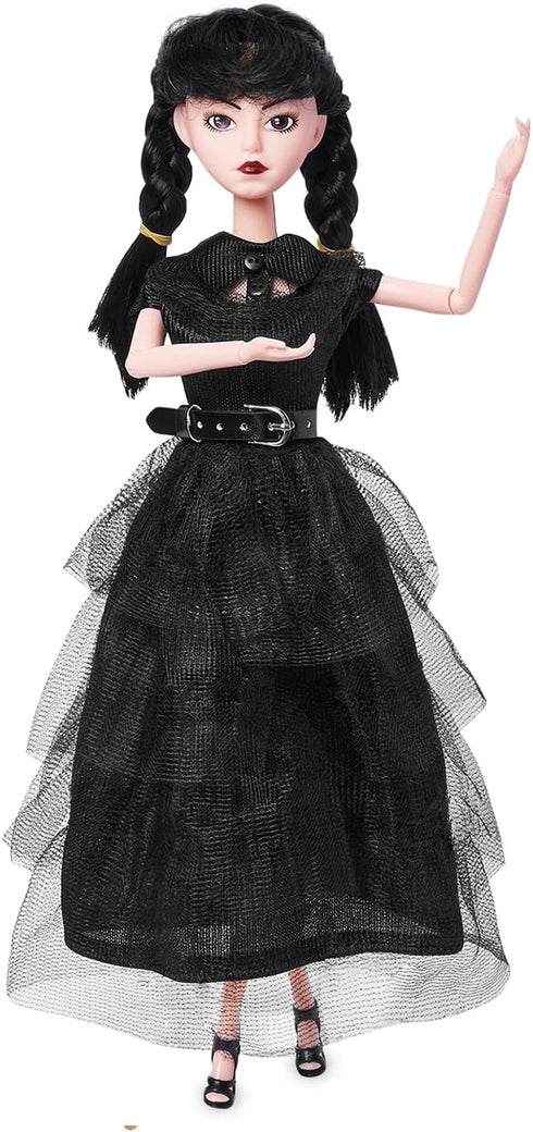 Girls Dolls in Gift Box with Black Dress, 11.5 inch Black Doll with Hand, Black High Heels, Black Hair, Gift for Kids & Fans...