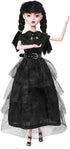 Girls Dolls in Gift Box with Black Dress, 11.5 inch Black Doll with Hand, Black High Heels, Black Hair, Gift for Kids & Fans...