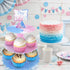 Gender Reveal Cupcake Stand Gender Reveal Party Favors Blue and Pink 3 Tier Cardboard Cake Stand for Girl Boy Party Decorations...