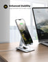 Lamicall ???????? ???????????????? Adjustable Cell Phone Stand Desk - Foldable Desktop Phone Holder, Cradle, Dock, Compatible with iPhone 15 14, P...