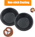 5Inch Mini Pie Pans, Pie Plates for Baking, 7.8Oz Round Bakeware Set for Baking Pies, Cakes, Tarts, Desserts - Black...