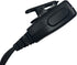 1.5-Wire Security & Surveillance Clear Acoustic Tube Earpiece Headset with PTT Button Mic Compatible with Kenwood, Baofeng & Retevis Radios H-777,...