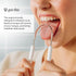 Boka Tongue Scraper for Adults & Kids with Case - Stainless Steel Tongue Cleaner w/Linen Travel Pouch - Scrubber to Remove Tongue Buildup and Fres...