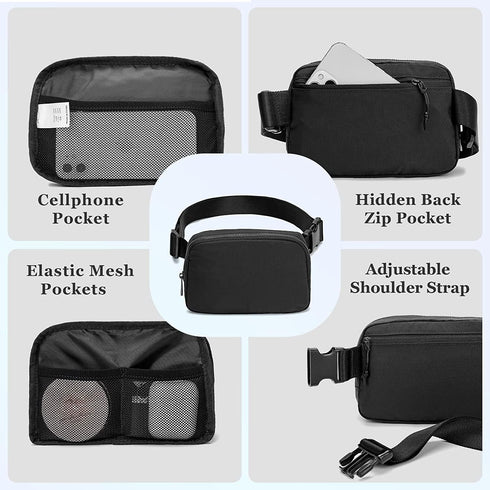 Fanny Packs for Women Men Unisex mini belt bag with Adjustable Strap Fashion Waist Pack for Outdoors Small Waist Pouch for Travel Workout Running ...