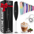 Zulay Powerful Milk Frother for Coffee with Powerful Motor - Handheld Frother Electric Whisk, Milk Foamer, Mini Mixer & Coffee Blender Frother for...