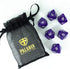 Purple D8 Dice - Pearl Effect - Set of Six...