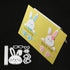 Bow Rabbit Metal Die Cuts, Easter Rabbit Bowtie Bow Cutting Dies Cut Stencils for DIY Scrapbooking Album Decorative Embossing Paper Dies Card Maki...