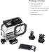 Skeleton Housing Case Side Open Housing Protective Case with Aluminum USB Pass Through Side Door Cover for GoPro Hero 9 10 11 12 Black - Charging ...