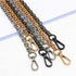 47" DIY Iron Chain Strap Handbag Chains Accessories Purse Straps Shoulder Cross Body Replacement Strap (Gun-Black)...