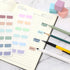 240 Pcs 1Inch Sticky Index Tabs, Repositionable Colored Book Sticky Tabs Page Tabs Sticky Index Tabs for Notebooks File Classification...