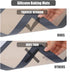 3-Pack Non-Stick Reusable Silicone Baking Mat - Perfect for Oven, Great for Baking Cookies, Macarons, Pizza - Food-Grade Kitchen Silicone Baking S...