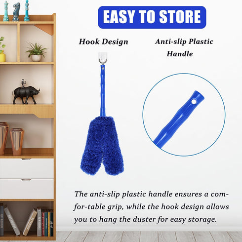16 inch Microfiber Feather Duster, Big Microfiber Duster Make Home Cleaning More Efficient and Easy, Cleaning Tool for Office, Fan, Car, Computer,...