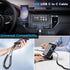 2 Pack 90W 12 Volt USB Outlet Panel Wall Mount Ouffun Dual 36W PD & QC3.0 18W Car USB Port Charger Socket with Dual 65W USB C Cable for Car Bus RV...