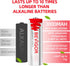 4 Pack 1.5V 3000mAh AA Lithium Batteries, Lithium Iron Batteries, Double A Batteries, High-Performance AA Batteries for Flashlight, Toys, Remote C...