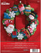Bucilla Felt Applique Wall Hanging Wreath Kit, 15 by 15-Inch, 86363 Christmas Toys...