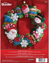 Bucilla Felt Applique Wall Hanging Wreath Kit, 15 by 15-Inch, 86363 Christmas Toys...