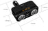 LIHAN 2 Socket Cigarette Lighter Adapter, Car Charger Plug Splitter with Dual USB Ports, 12V/24V Meter Monitor, Compatible with iPhone, LG, HTC, S...