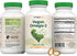 OmegaVia Vegan Omega 3 Supplement, 60 Softgels, Algae Omega 3 Fish Oil Alternative, 300mg Vegan DHA Omega-3 Fatty Acids, Plant Based, Planet and O...