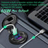 83W 12 Volt USB Outlet Built-in Boost USB C Laptop Car Charger: Ouffun 65W PD3.0 and 18W QC3.0 Car USB Port Aluminum Socket with Button Switch Sma...