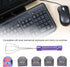 5Pcs Metal Keycaps, XDA Keycaps with Key Puller Special Touch Color Plating Beautiful Textures Decorative Compatible with Mechanical Gaming Keyboa...
