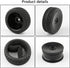 4 Pack 12mm Hex Wheels and Tires Set with Locknuts and Wrench for RC 1/10 On Road Racing Touring Car...