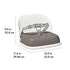 OXO Tot Perch Booster Seat with Straps, Taupe...