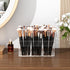 HIIMIEI Clear Makeup Brush Holder Organizer Acrylic 6-Slots Cosmetic Brushes Storage Organizer for Vanity Countertop...