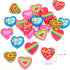 YVAINE 48 Pieces Valentine Pencils for Kids,Valentine's Day Pencils Assortment with Eraser 24 Wooden Pencils 24 Valentines Heart Eraser for Home S...