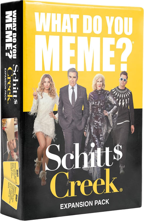 WHAT DO YOU MEME? Schitt's Creek Expansion Pack – Designed to be Added to Core Party Game...