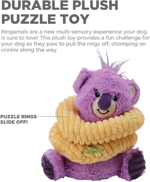 Outward Hound Ringamals Koala Interactive Plush Dog Toy Puzzle...