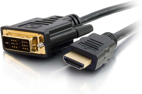 Legrand - C2G DVI to HDMI Cable, DVI-D Male to HDMI Male, Black HDMI Adapter Cable, 2 Meter (6.56 Feet) Bi-Directional Adapter Cable, 1 Count, C2G...