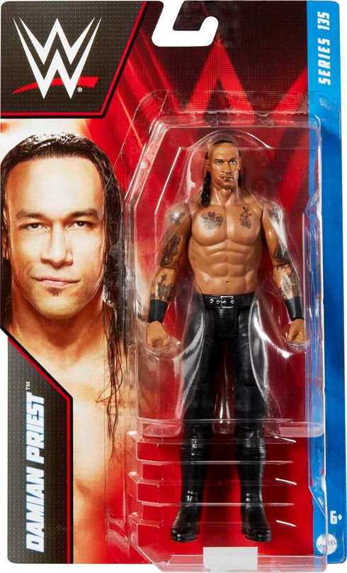 Mattel WWE Damian Priest Basic Action Figure, 10 Points of Articulation & Life-like Detail, 6-inch Collectible...