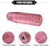 Gear Shift Knob Stick, 15cm Faux Crystal Transparent Bubble Gear Shifter Universal for Manual Transmission Vehicle Durable Acrylic Pink with Adapt...