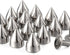 100 Sets 9MM Silver Spikes and Studs Metal Bullet Cone Spikes Screw Back Leather Craft Rapid Rivet Screws Punk Studs and Spikes for Clothing Shoes...