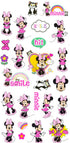 Minnie Mouse Necklace for Toddler Girls - Minnie Mouse Necklace Party Favors Bundle with 2 Disney Minnie Mouse Popper Necklaces and Stickers | Min...