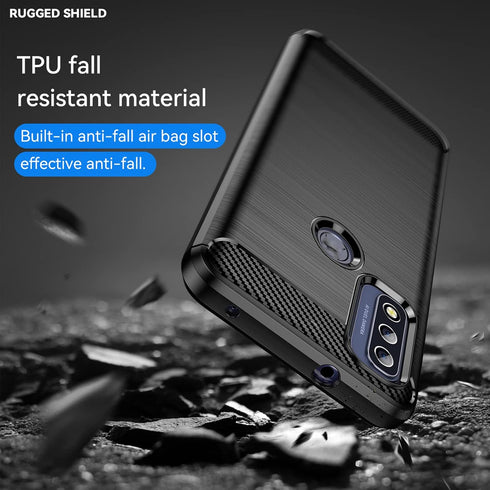 Compatible with Motorola Moto G Pure Case with HD Screen Protector Fashion Non-Slip Shock-Absorption Flexible TPU Bumper Soft Rubber Protective Ph...