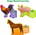 Skillmatics Step by Step Puzzle - 40 Piece Farm Animal Jigsaw & Toddler Puzzles, Educational Montessori Toy for Boys & Girls, Gifts for Kids Ages ...