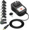 Powseed 45W Universal AC Adapter with 5V 2A USB Port 5V 6V 7.5V 9V 12V 13.5V 15V 3A 2A 1A DC Power Supply Cord with 8 Tips Micro USB 5.5x2.1mm 5.5...