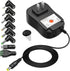 Powseed 45W Universal AC Adapter with 5V 2A USB Port 5V 6V 7.5V 9V 12V 13.5V 15V 3A 2A 1A DC Power Supply Cord with 8 Tips Micro USB 5.5x2.1mm 5.5...