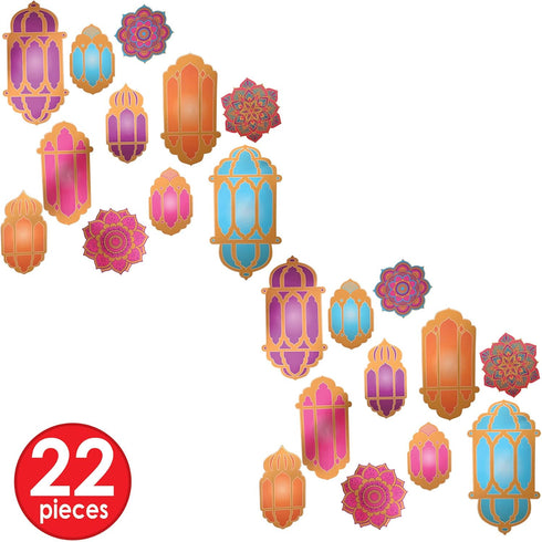 Foil Lantern & Mandala Cutouts Pack of 2...
