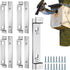 Quick Release Bird Box Hanger Bracket, GS Alderaul 4 Sets Galvanized Steel Bird House Mounting Bracket, Bluebird House Wall Mount, Bird Nesting Bo...