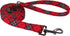 ARING PET Christmas Dog Leash, Cute Plaid Dog Leashes Matching Dog Collars, Cotton Handmade Walking Dog Leash for Small Medium Large Dogs and Cats...