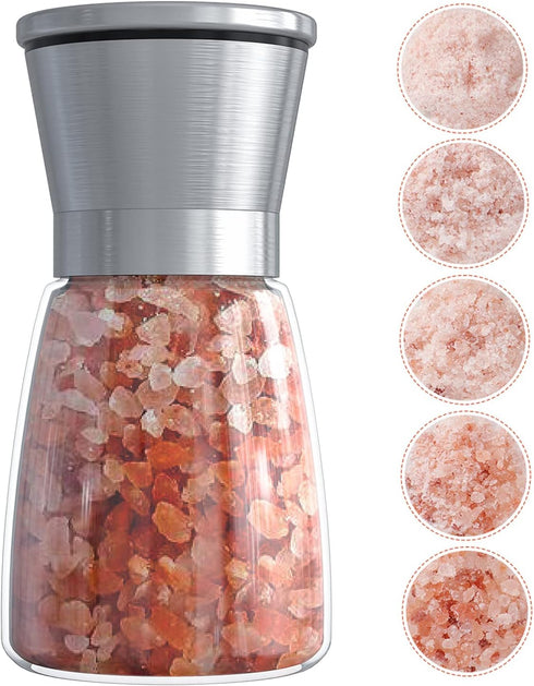 Original Stainless Steel Salt or Pepper Grinder - Top Spice Mill with Ceramic Blades, Brushed Stainless Steel and Adjustable Coarseness By Pepper ...