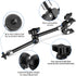 Magic Arm Camera Mount 11inches with Super Clamp,Articulating Arm Load Capacity 6lbs,Camera Mounts & Clamps with 1/4" and 3/8" Threads for LCD Mon...
